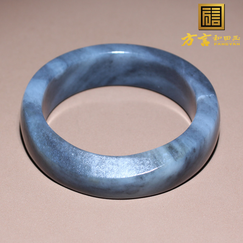 方言新疆水墨意境青花籽料