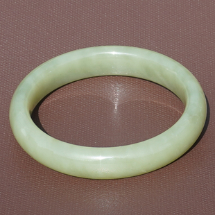 赢麻仅1888元方言收藏标本若羌山料名品青黄口56mm简约大气手镯A6