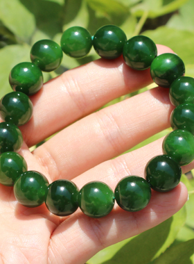 方言和田玉俄罗斯料高油细润碧玉