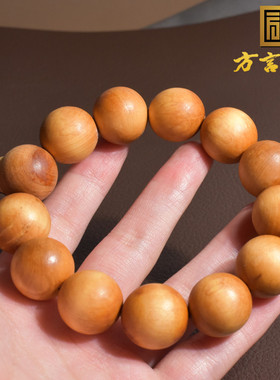 高密沉水老料檀香木圆珠文玩手串