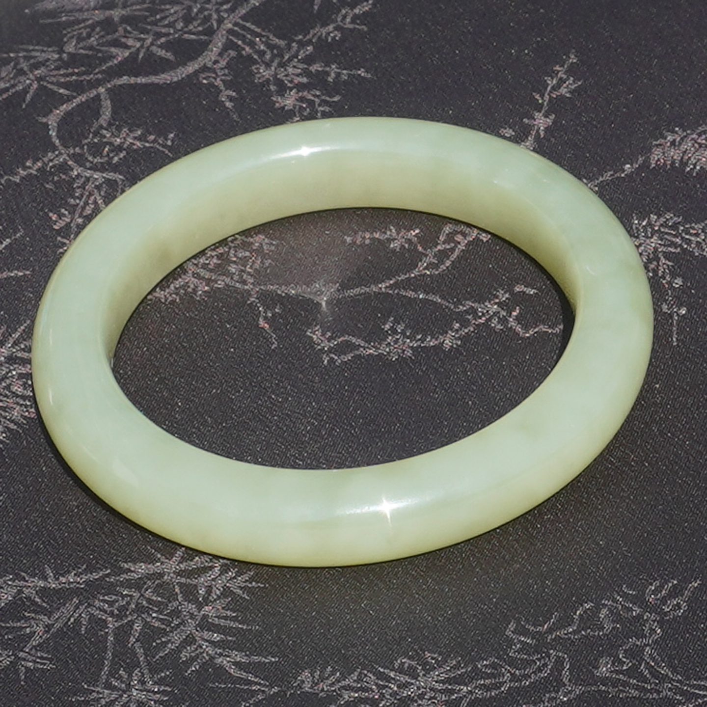 和田玉新疆油润细腻青黄口料手镯