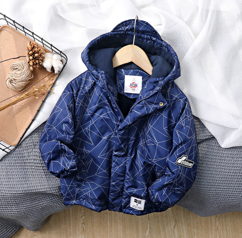 户外新款儿童中小防水棉服冲锋衣
