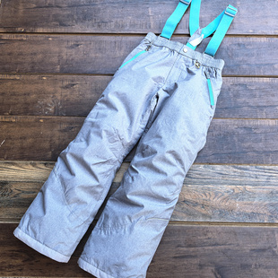 2025新秋冬儿童中小大童户外背带滑雪裤男童女童防风水保暖冲锋裤