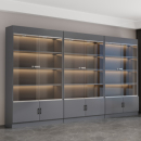 货柜展示架陈列柜可定制超市便利店烟酒柜展柜新款 玻璃落地展示柜