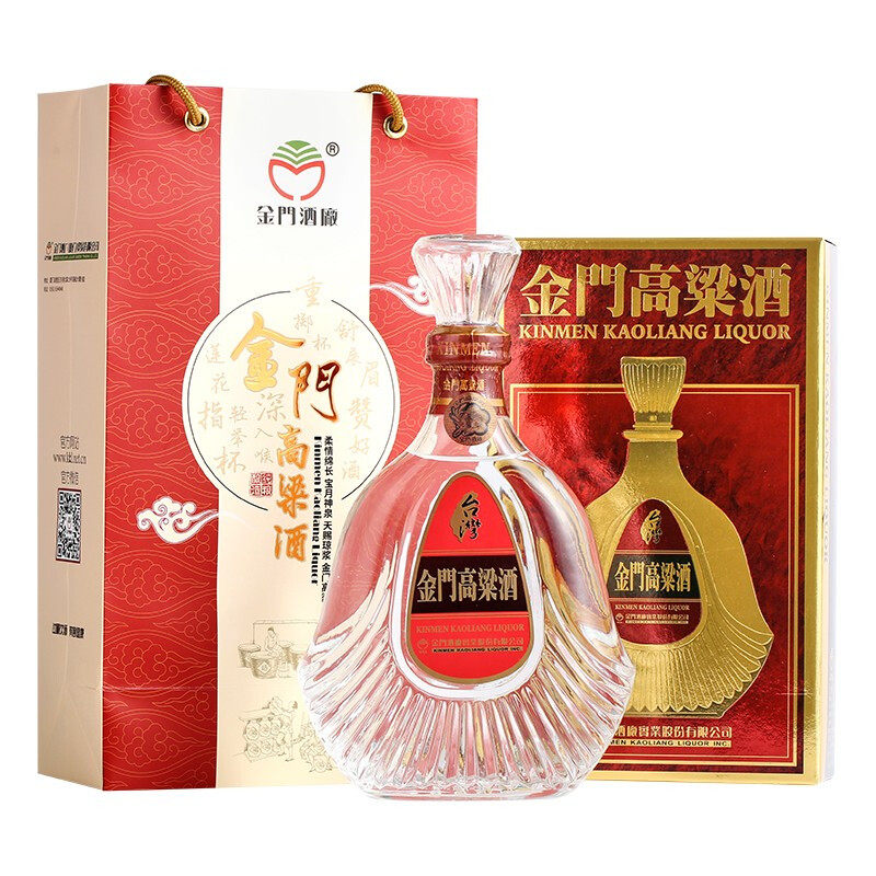 金门高粱58度600ml白酒盒装