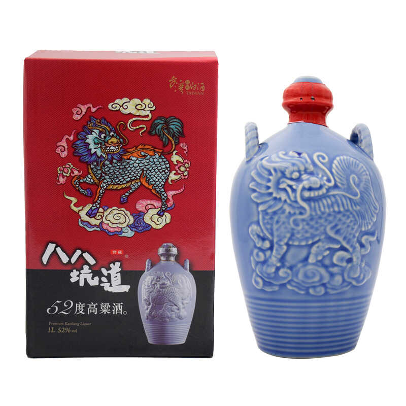 八八坑道坛装52度一公升清香型