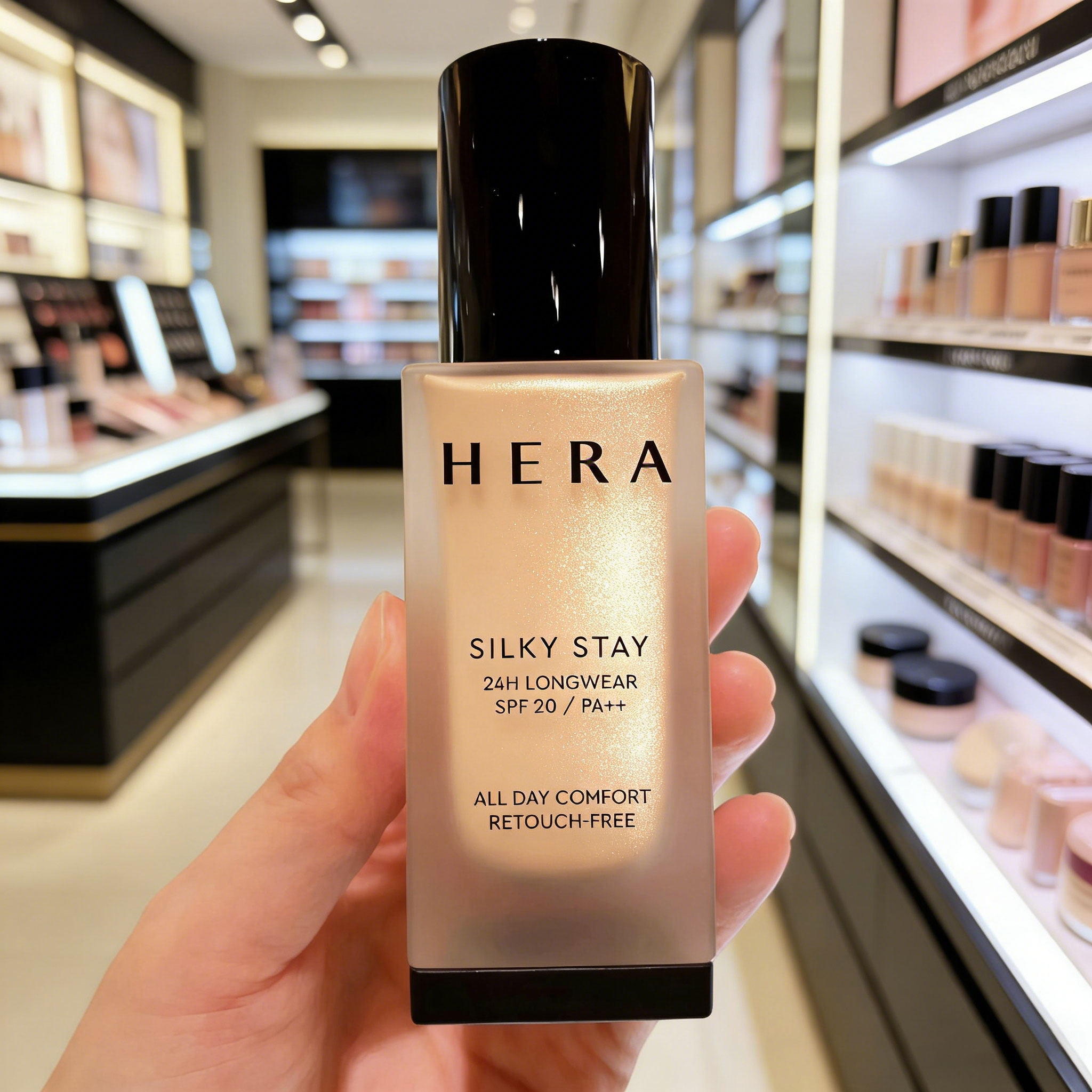 HERA赫拉赫妍丝缎持妆粉底液保湿水润清爽控油持久不脱妆轻薄柔雾,彩妆/香水/美妆工具,粉底液/膏,淘宝优惠券,粉丝福利购,淘宝优惠卷