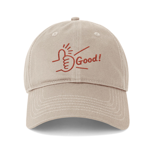 太棒了鸭舌帽韩国男女情侣百搭刺绣棒球帽显脸小遮阳帽子