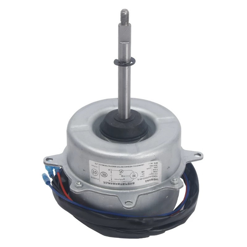 美的空调电机3-5p外机马达YDK60-6J通用YDK60-6H风扇风机全新四脚