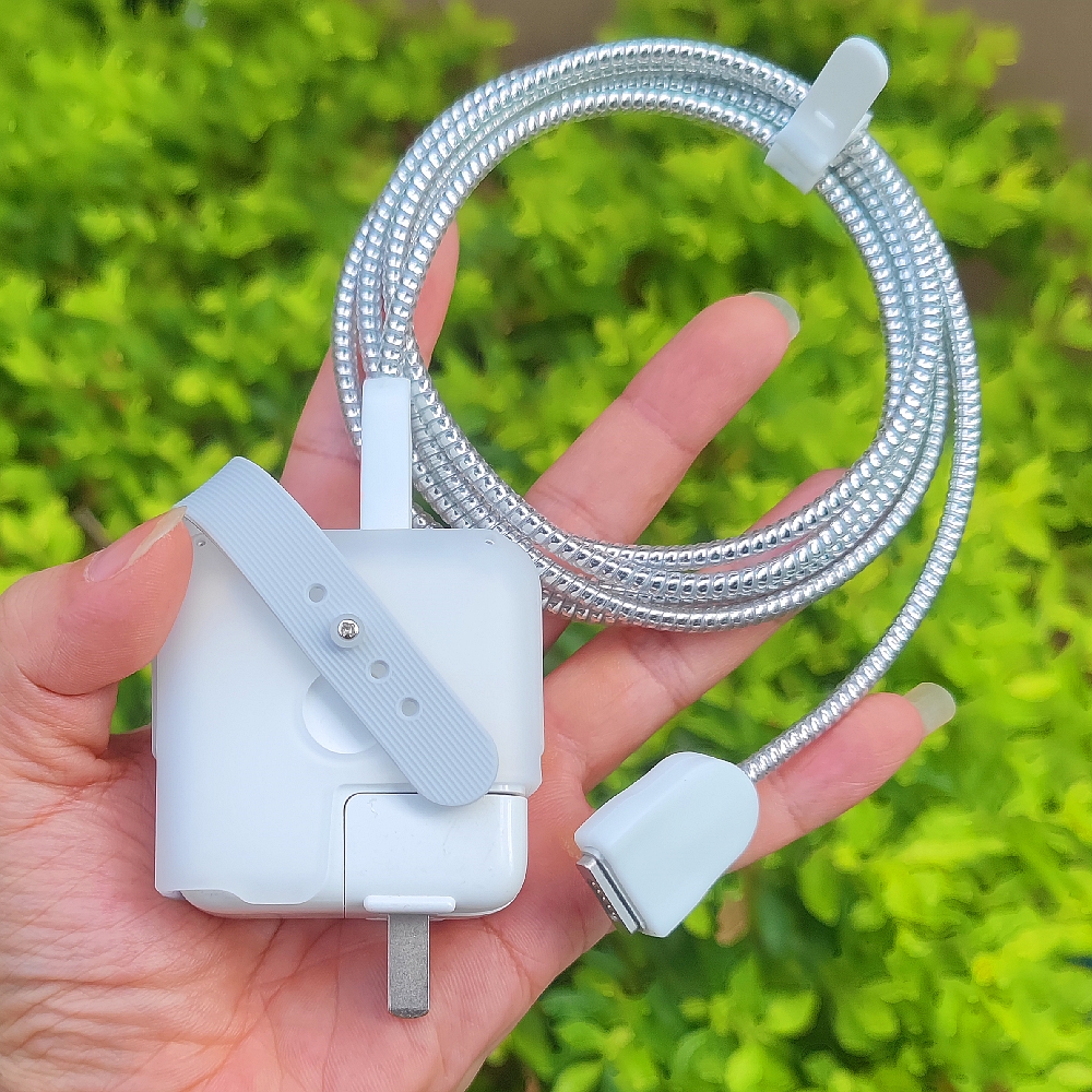 适用macbook pro苹果30/35/67/70/140W充电器保护套Air数据线绕绳