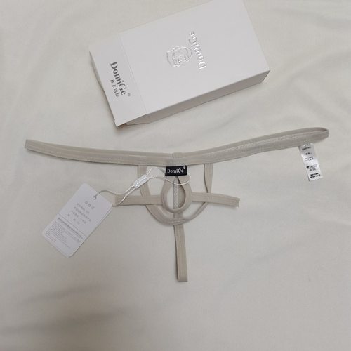 男士时尚内裤系带提型镂空丁字裤