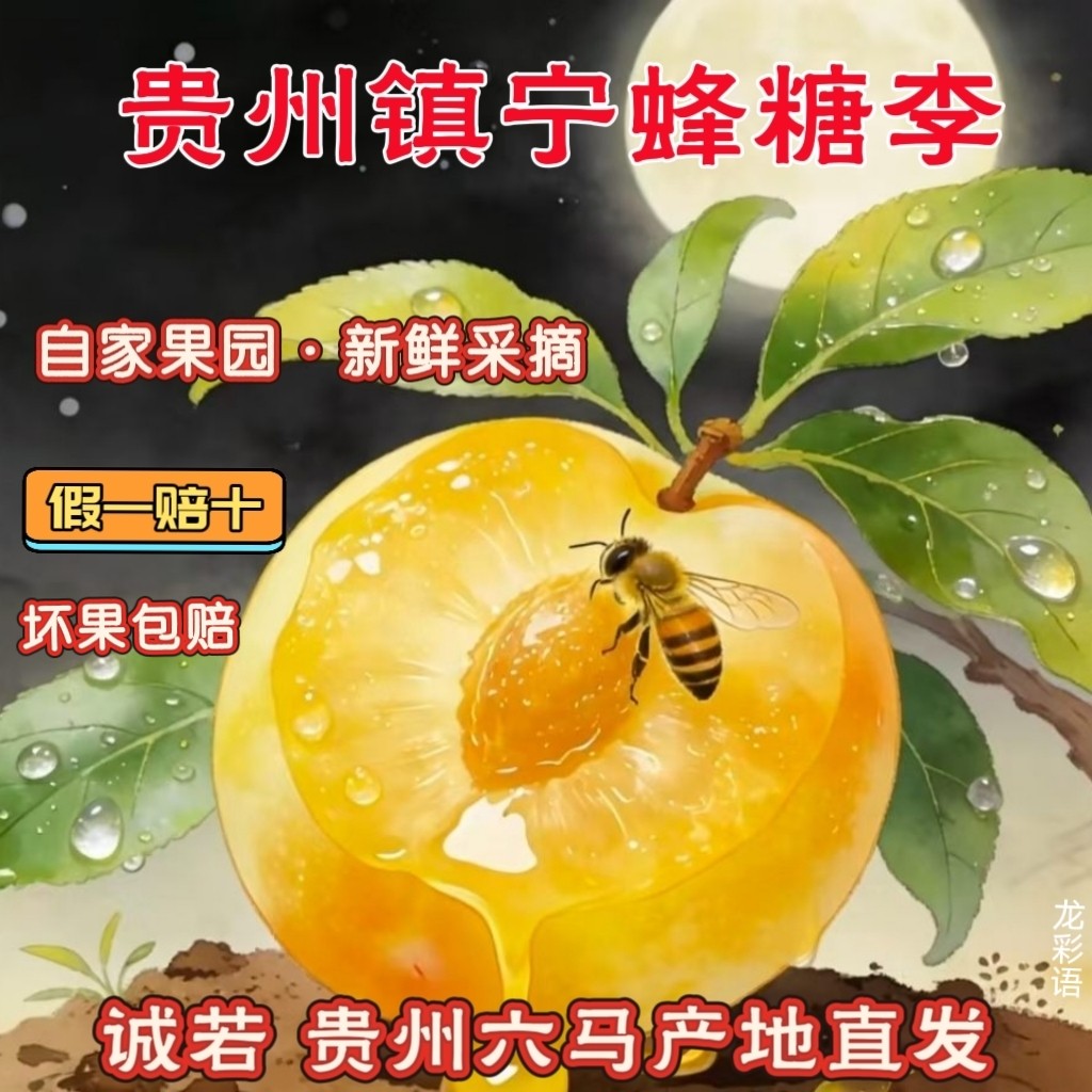 2026夏季贵州六马蜂糖李新鲜采摘脱骨应季水果李子产地顺丰直销