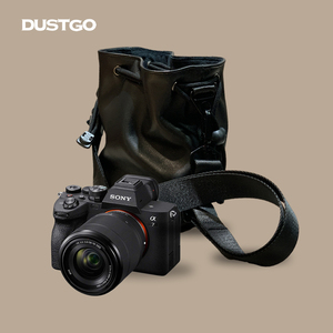 iDigital束口相机袋 适用于佳能R50R8R6 索尼 MA7c A7M4 ZVE10 徕卡Q2 徕卡M尼康Z30 Z50Z6 ZFc绵羊皮相机包