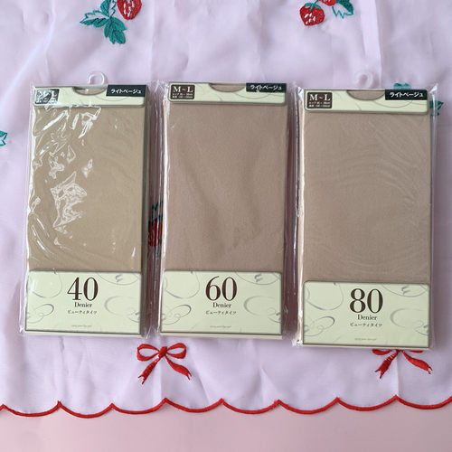 肤色连裤袜40D60D80D日本tutu肉色打底袜春秋款丝袜女anna腿袜