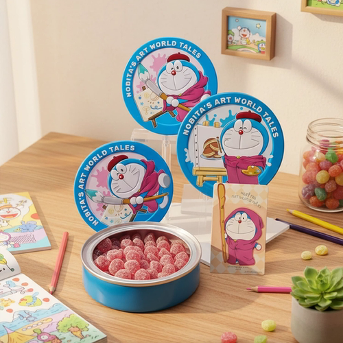 哆啦A梦蓝莓味软糖益生菌果汁糖