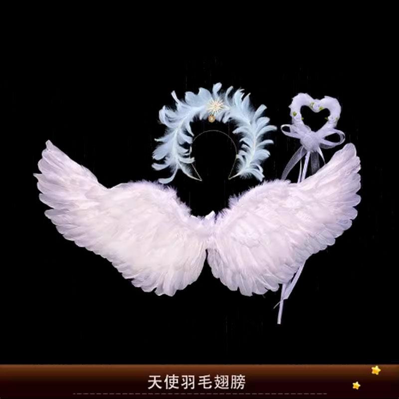 六一儿童节天使翅膀道具公主背饰