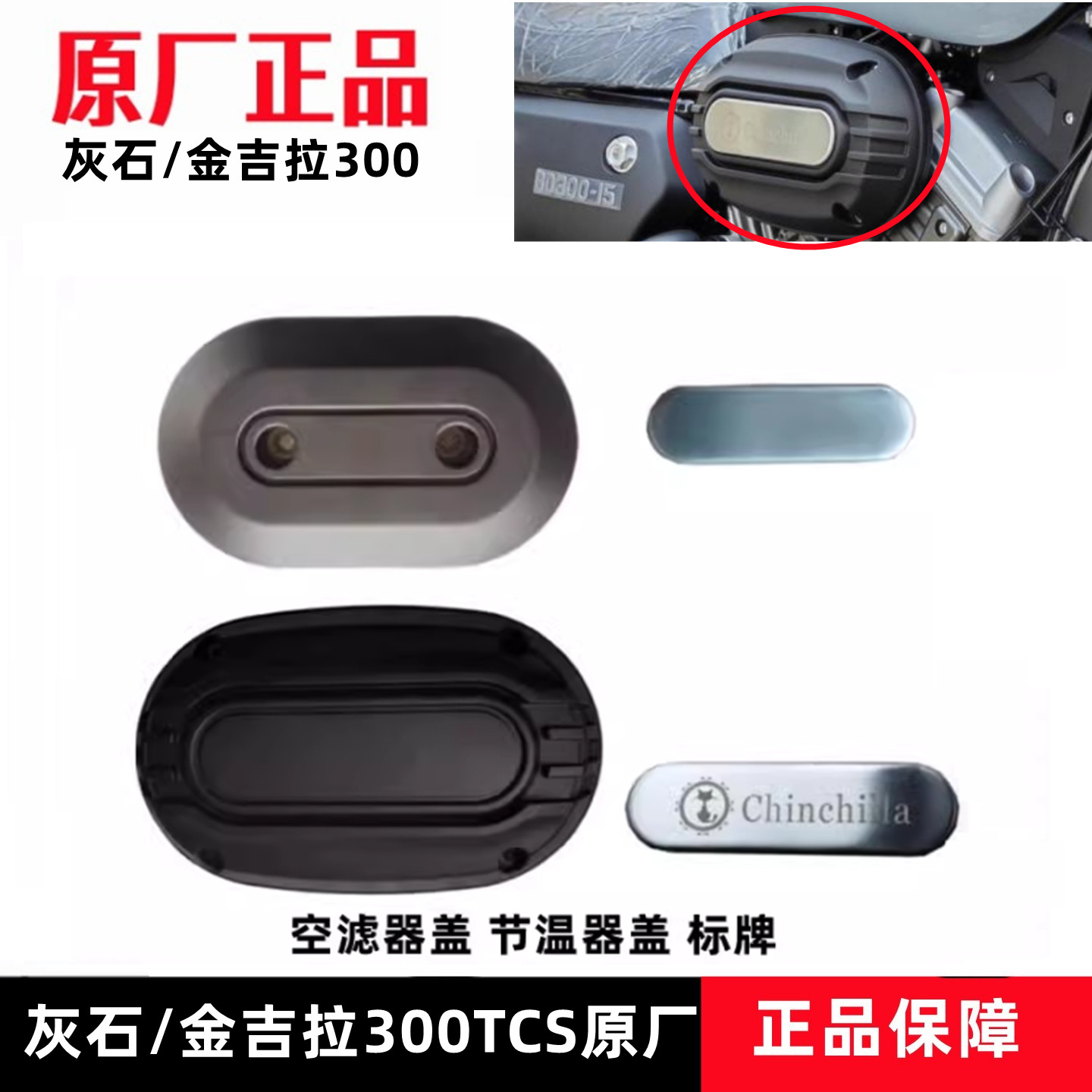 奔达金吉拉300节温器盖空滤器盖图片
