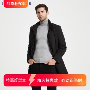 TONY WEAR/汤尼威尔春秋男商务休闲立领轻薄款羽绒服外套上衣包邮