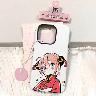 夜兔神乐银魂手机壳适用iphone16promax苹果15少女可爱Q版13二合一12动漫pura70华为mate60小米14荣耀90菲林