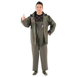 正品加厚打渔郎分体雨衣背带雨裤套装钓鱼服养殖捕鱼雨衣矿工专用