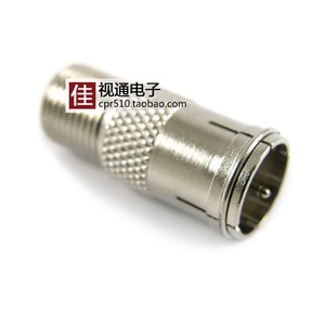 促销快速直插F头快插头英制F头机顶盒避雷天线寻星调星机器测试