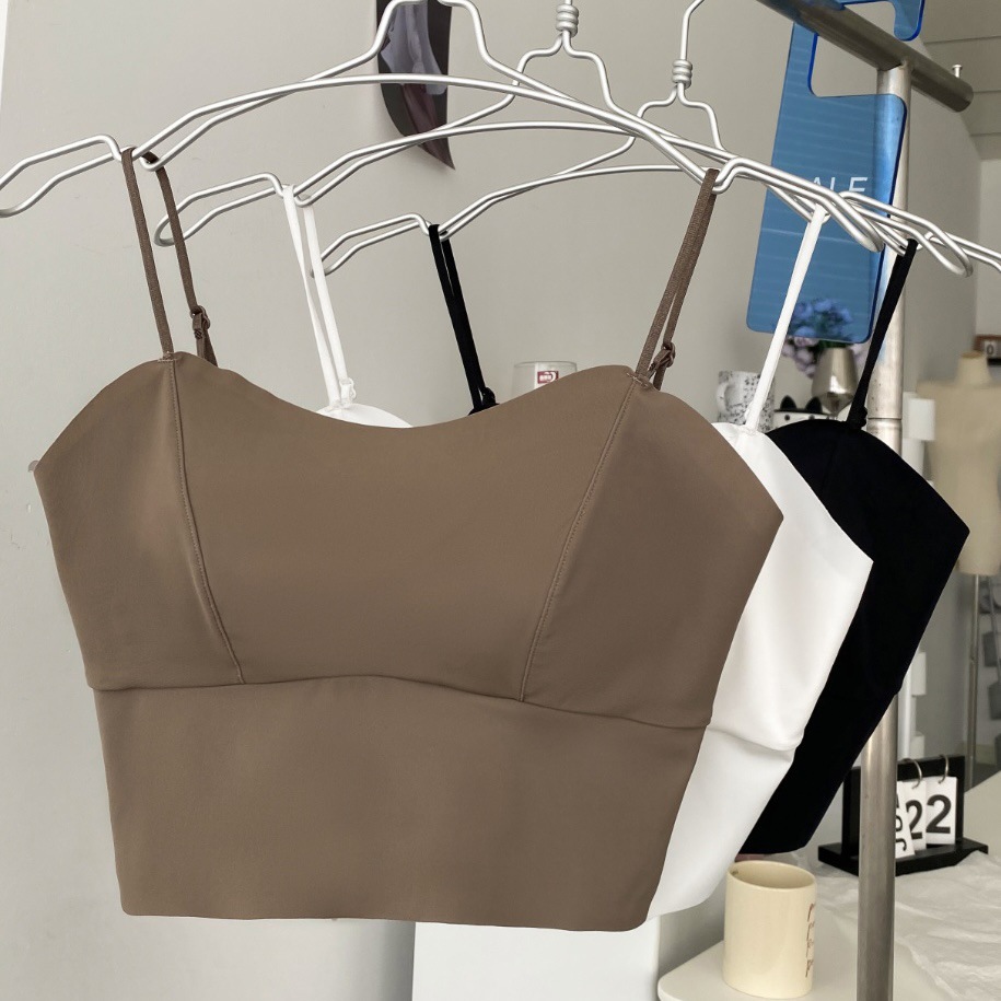 性感冰丝女大U交叉美背乳胶内衣