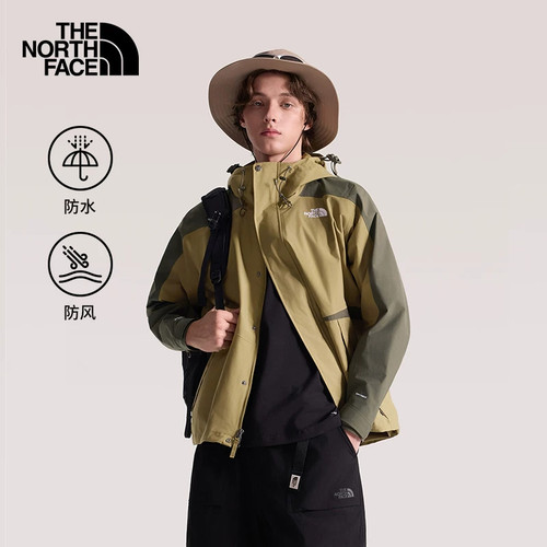 北面The North Face硬壳冲锋衣男PERTEX轻量防风防水透湿外套8F19
