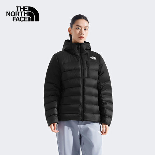 北面女轻量防泼水鹅绒羽绒服