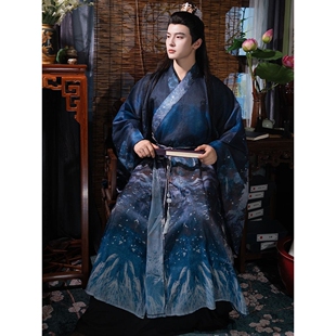 2026新款明制交领袍披风原创汉服春秋季男女款侠客仙气中国风套装
