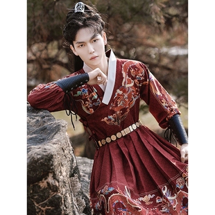 2026明制汉服男2025新款绣春刀飞鱼服锦衣卫衣服蟒袍曳撒男女款中