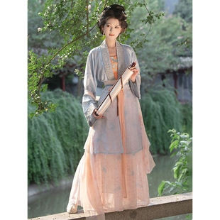 2026原创绝美宋制汉服新款复原仕女图古风套装日常款合围破裙秋季