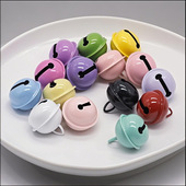 彩色小铃铛DIY饰品配件钥匙扣材料挂件宠物糖果色公仔铃铛