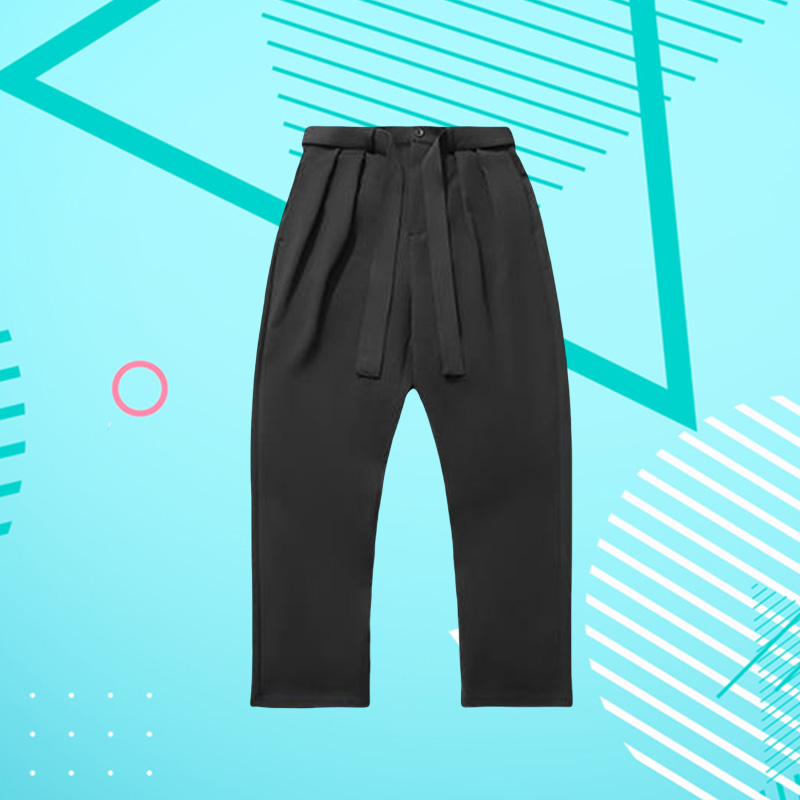 中国李宁春夏秀款卫裤男子运动休闲舒适裤子AKXR105