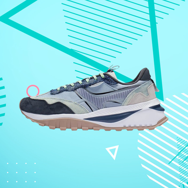 李宁正品新款方圆EVO系列情侣运动休闲鞋减震轻速轻便AGCS163