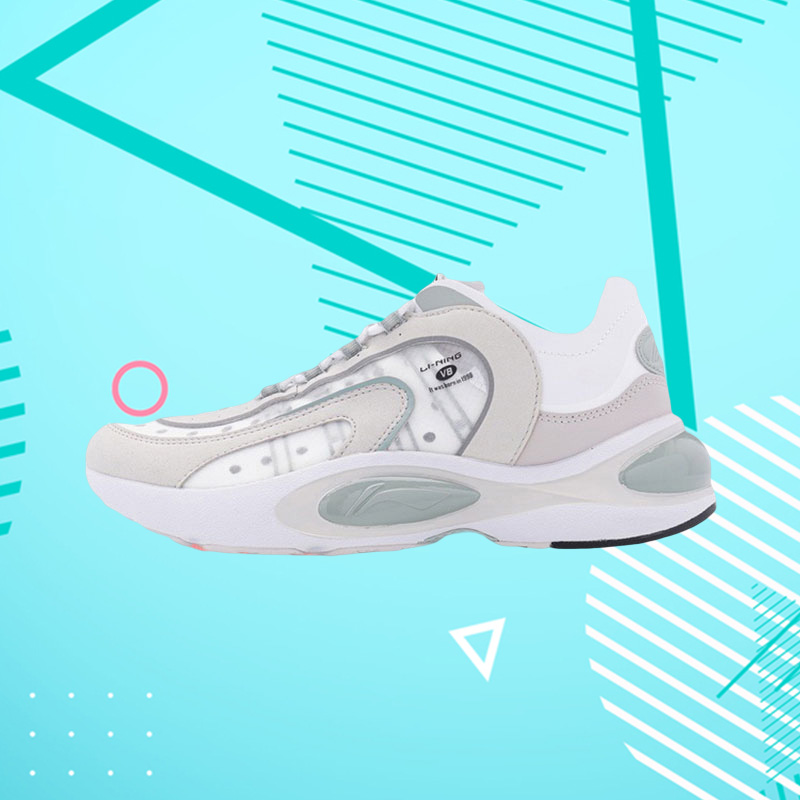 李宁V8男鞋新款纽约时装周走秀款复古老爹鞋ARHP093