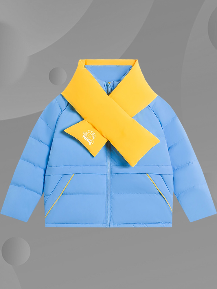 Lining/李宁正品X卓大王联名系列童装羽绒服男小童运动服YYMS109