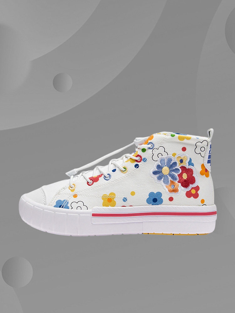 Lining/李宁正品男女大童烟景MID帆布鞋圆头经典运动鞋YKCS124,童鞋/婴儿鞋/亲子鞋,板鞋,淘宝优惠券,粉丝福利购,淘宝优惠卷