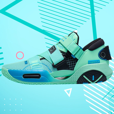 李宁棉花糖篮球鞋新款韦德之道全城9v2䨻魔术贴运动鞋ABAR049