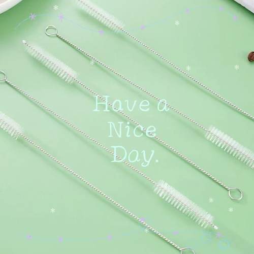 刷奶瓶刷尼龙刷细小试管刷定制管道刷吸管圆孔刷清洁疏通塑料毛刷