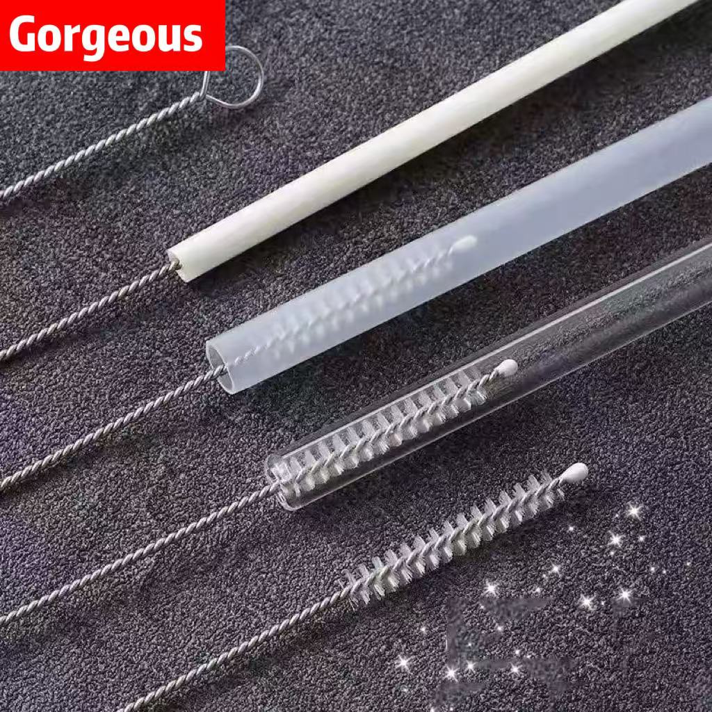 小内孔清洗刷吸管茶壶嘴管道刷瓶刷小毛刷工业刷试管刷尼龙清洁刷