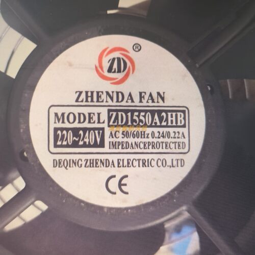 ZD1550A2HB/HS散热风扇220-240V工业级大风量电机15厘米