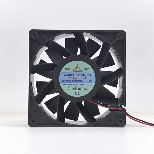三巨SJ1238HD2全新现货 DC24V 1.0A 12038 机箱散热风扇SJ1238HD2