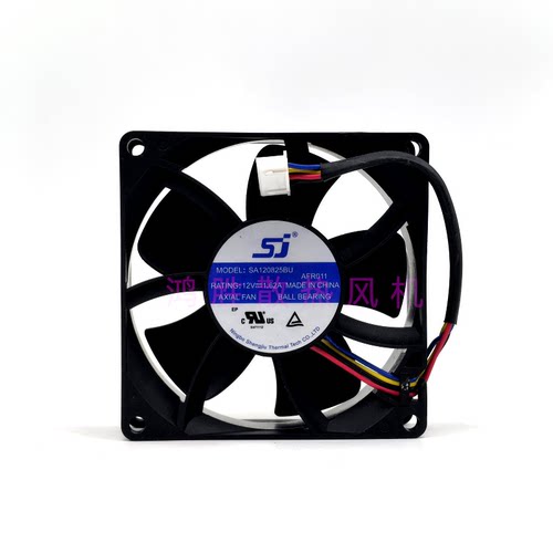 原装SJ SA120825BU 8025 12V 1.62A 8CM/厘米 机箱大风量散热风扇