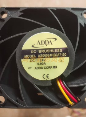 ADDA全新现货 AS06024HB387100 DC24V 0.90A 四线 散热风扇