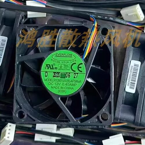 R126015SU全新 DC12V0.40A散热风扇EVERFLOW R126015SU(8)AF586aR