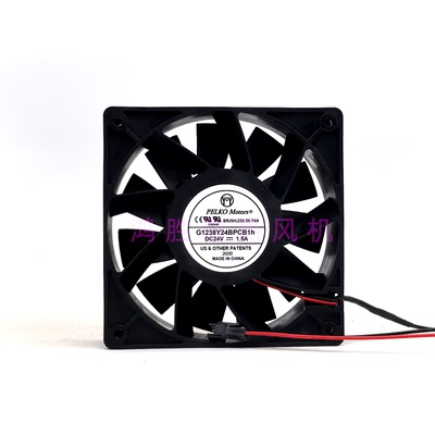 PELKOMotors G1238Y24BPCB1h 12038 24V 1.5A 变频器暴力散热风扇