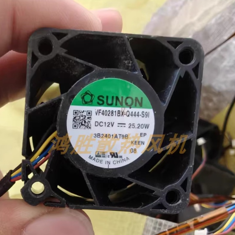 建准VF40281BX-Q444-S9I全新SUNON 4028 12V 25.20W 4线温控风扇