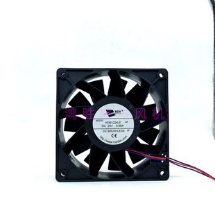 全新 HXH HDB1224LF 12038 24V 0.56A 12CM 变频器大风量散热风扇