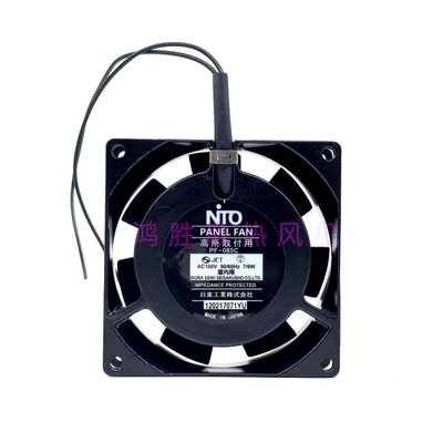 全新NTO 8025 8CM/厘米 PF-085C AC100V 7/6W 耐高温交流散热风扇