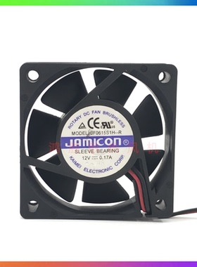 JF0615S1H-R 原装JAMICON 6015 12V 0.17A 6厘米电源机箱散热风扇